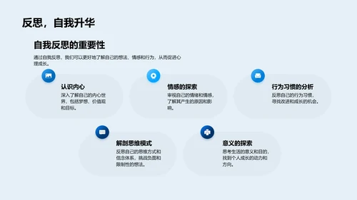 心理成长课程PPT模板