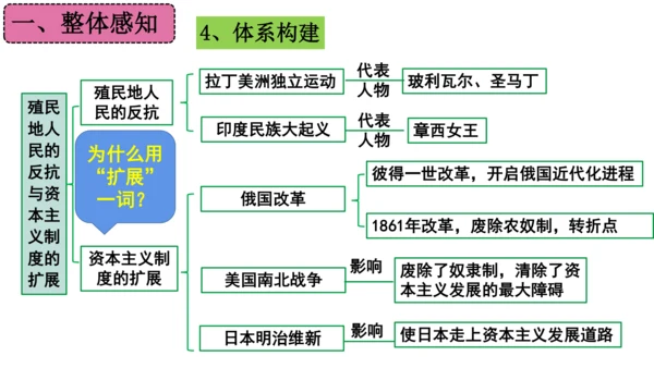 第一单元 殖民地人民的反抗与资本主义制度的扩展（单元复习课件）-2023-2024学年九年级历史下册