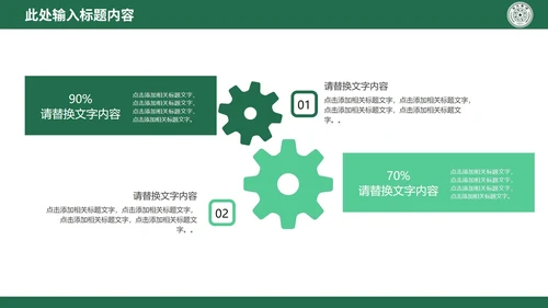 绿色硕士毕业论文答辩PPT模板