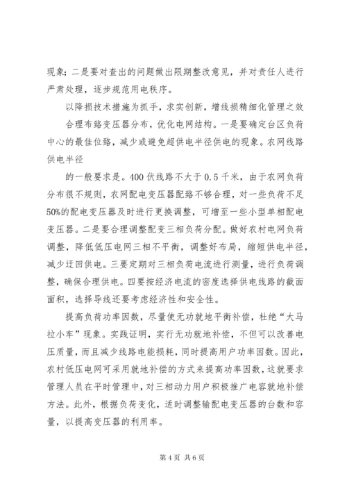 低压线损分相线管理可行性分析报告.docx