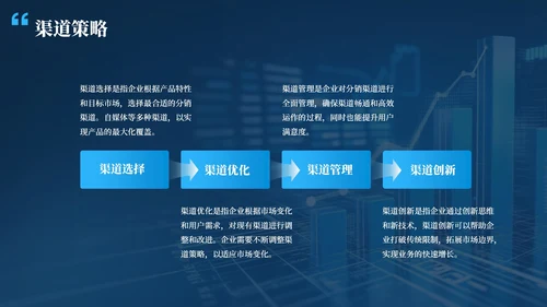 深蓝色科技风公司年会PPT模版_互联网市场动态与企业战略规划年会PPT模版