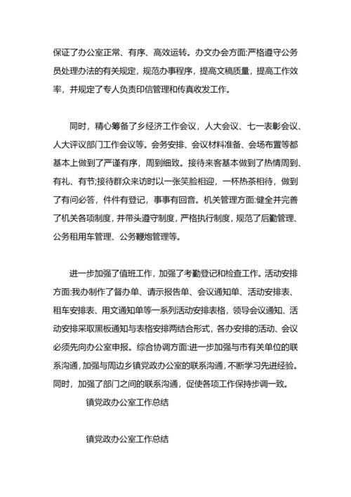 学校党政办公室工作总结.docx