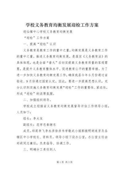 学校义务教育均衡发展迎检工作方案.docx