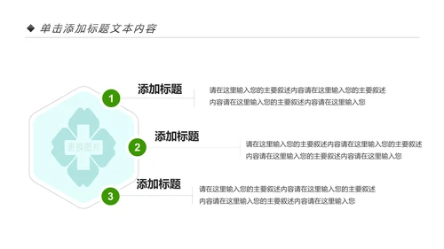 绿色小清新医疗护士报告医学研究工作总结PPT