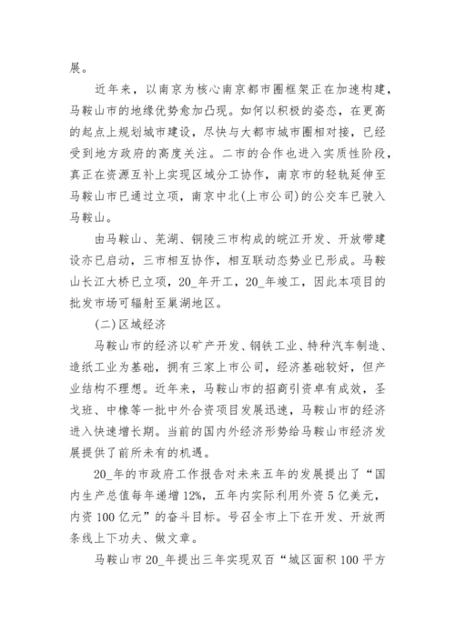 项目商业计划书范文.docx