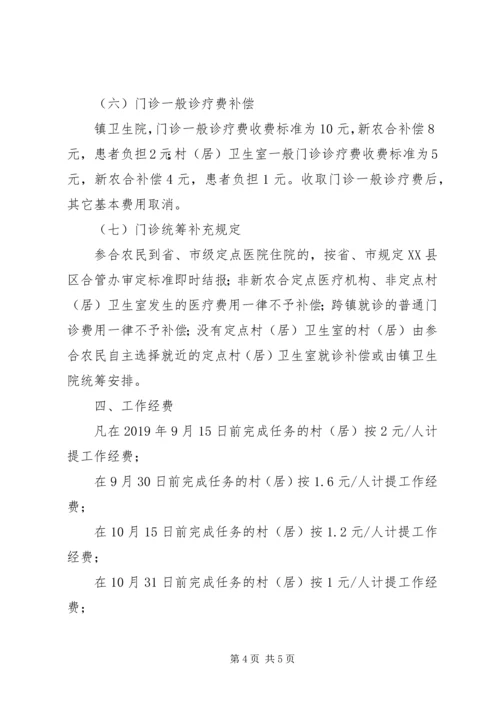 镇新型农村合作医疗实施方案 (2).docx