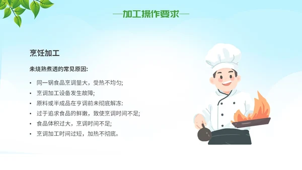 绿色大气插画食品安全两个责任主题PPT模板