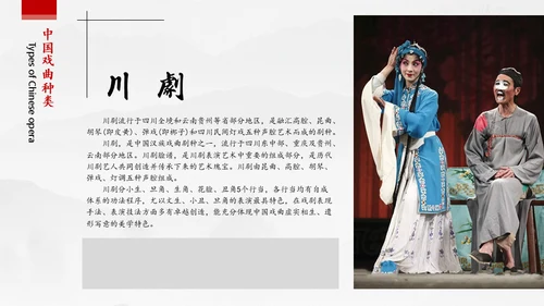 中国风戏曲名伶通用PPT模板