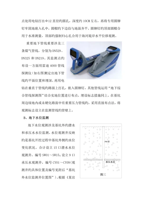 基坑变形监测重点技术专题方案.docx