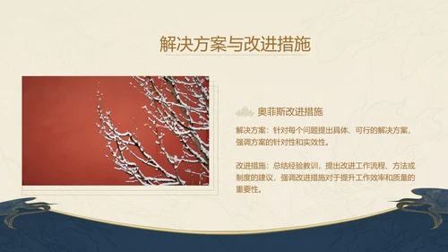 深色中国风项目工作汇报总结