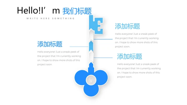 蓝色简约医药代表述职报告动态PPT