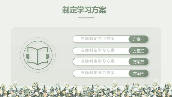 绿色小清新述职报告工作总结动态PPT模板