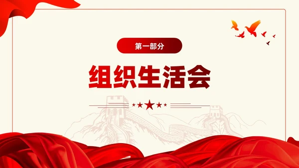 主题教育专题如何高质量开好组织生活会党课ppt课件党建