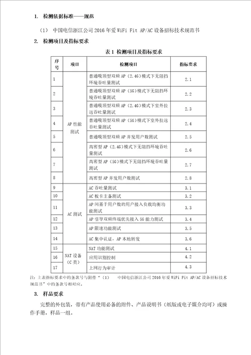 中国电信爱WiFiFitAP及AC检测指导手册