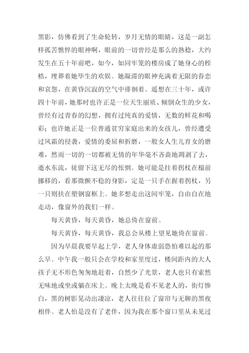 黄昏的眼睛作文.docx