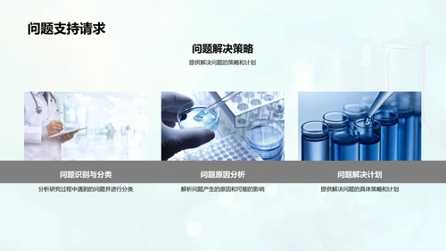 生物医疗季度报告PPT模板