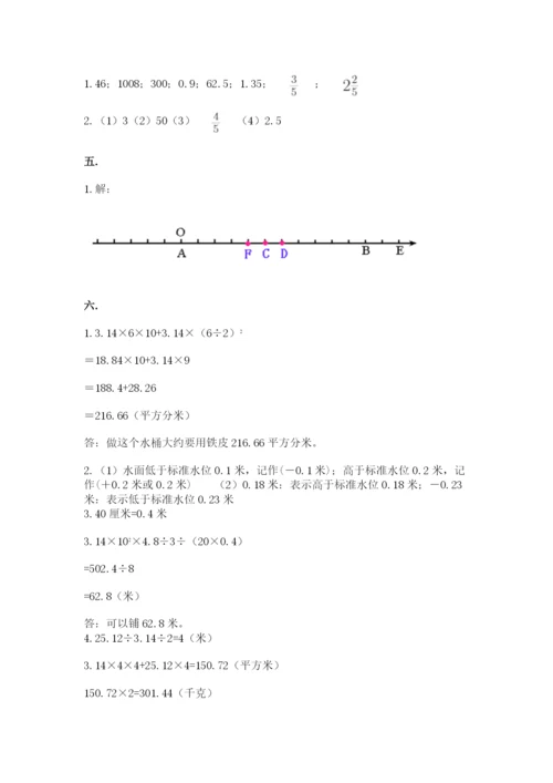 小学毕业班数学检测卷【各地真题】.docx