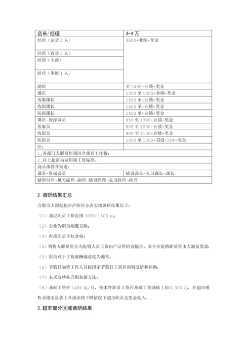 大润发超市薪酬核心制度调整专业方案.docx