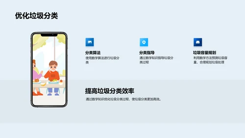 数学助力生活问题PPT模板