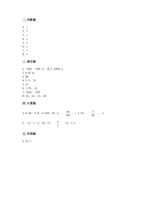 沪教版小学六年级下册数学期末综合素养测试卷及答案一套.docx