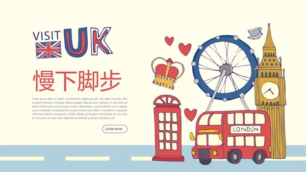 英国伦敦旅游电子相册动态PPT