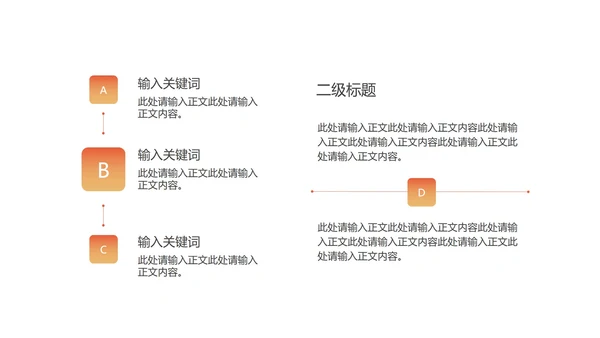 蓝色扁平风企业员工工作总结汇报PPT模板