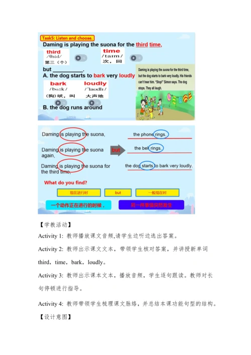 Module 5 Unit 1 He is playing the suona, but the p