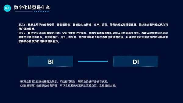 科技风企业数字化转型公司培训教育工作汇报总结PPT
