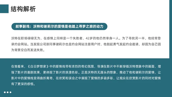 深青实拍风白日梦想家电影鉴赏PPT课件