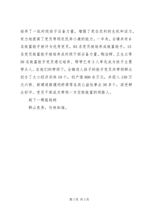 竹乡飞歌春来早——记羊楼司镇党委、政府(1).docx