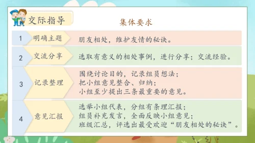 【核心素养】部编版语文四年级下册-第六单元 口语交际：朋友相处的秘诀（课件）