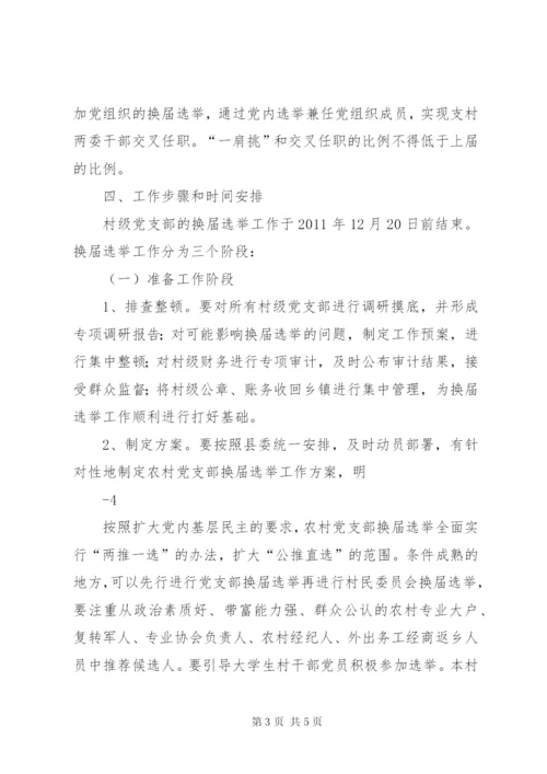 XX支部换届选举请示范文合集.docx