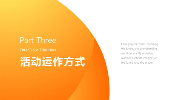 橙色高端电商促销策划PPT模板