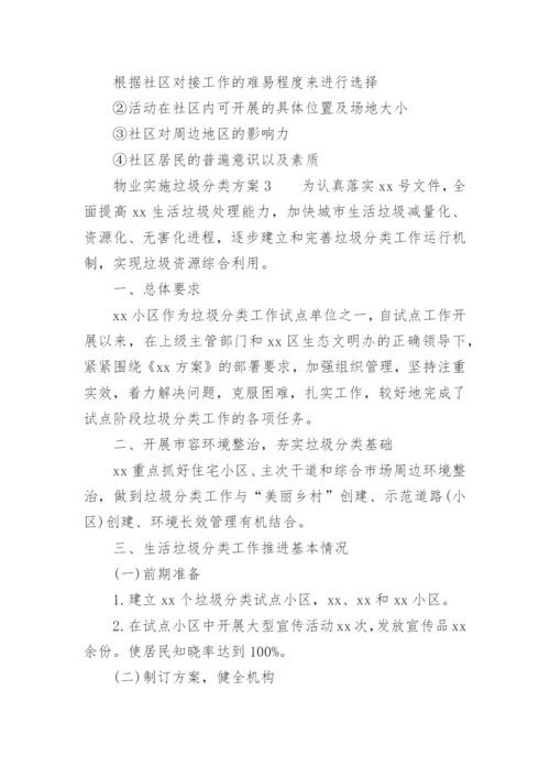 物业实施垃圾分类方案.docx