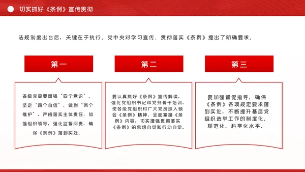 中国共产党基层组织选举工作条例解读党课ppt