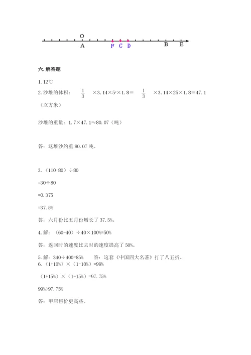 北师大版六年级下册数学期末测试卷精品【易错题】.docx