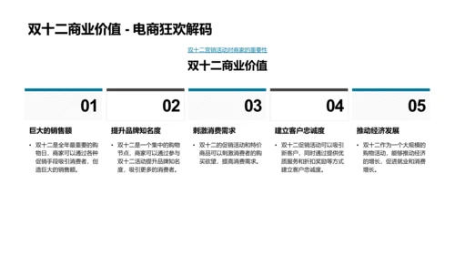 学生双十二营销规划PPT模板