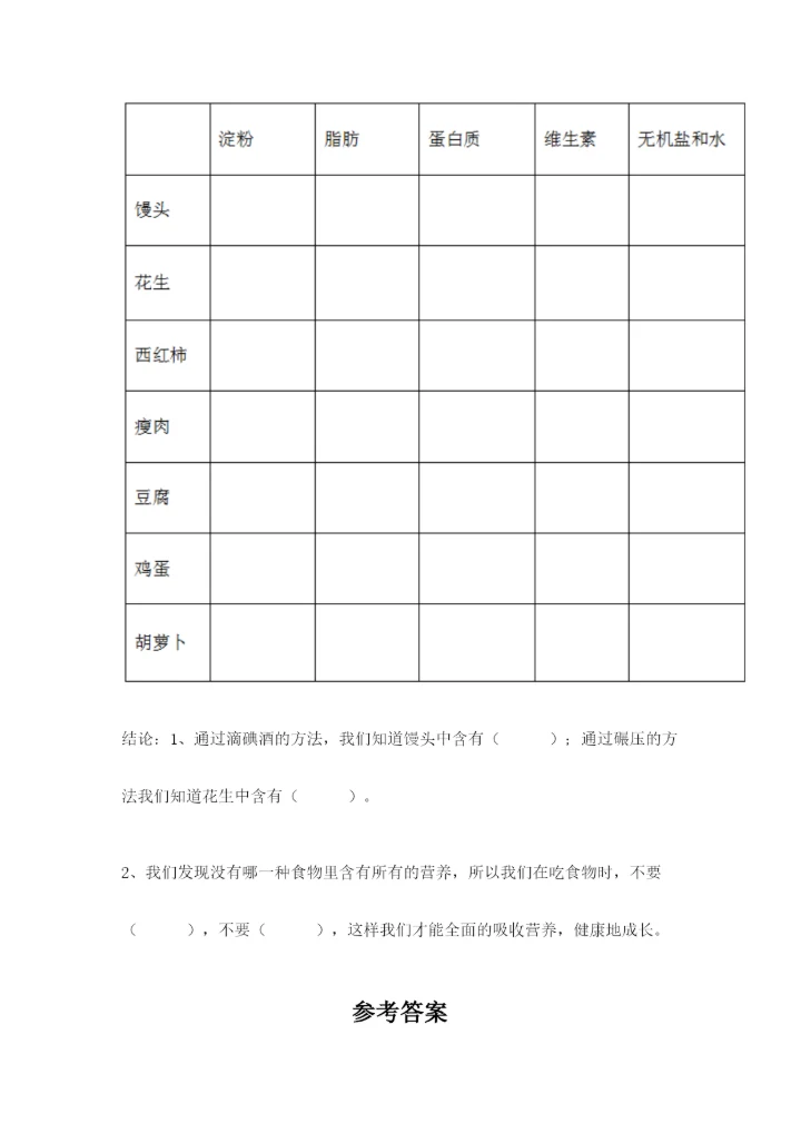 教科版四年级上册科学期末测试卷（全优）word版.docx