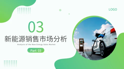 绿色小清新风新能源销售转正述职PPT