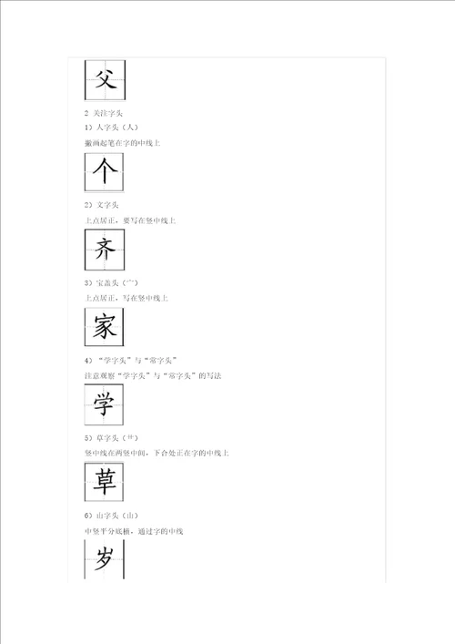 田字格里写汉字,这是最标准的格式