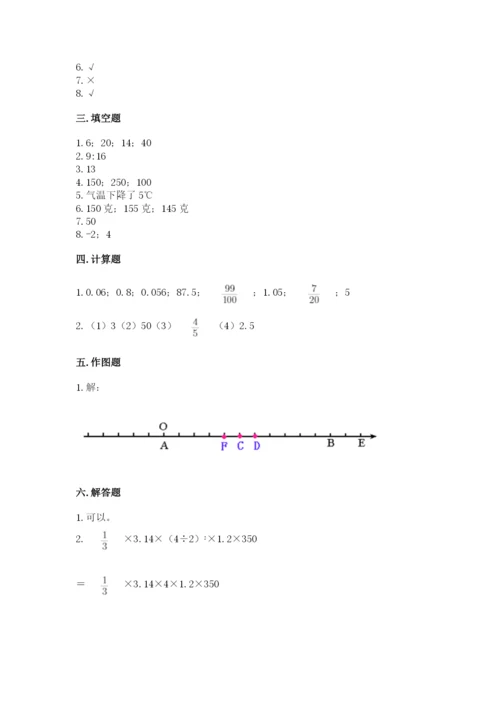 小升初数学期末测试卷精品【有一套】.docx