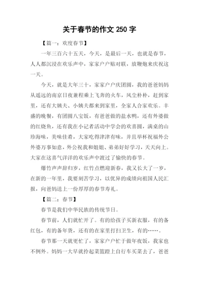 关于春节的作文250字.docx