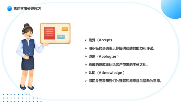 客服话务员售后服务话术培训通用PPT模板