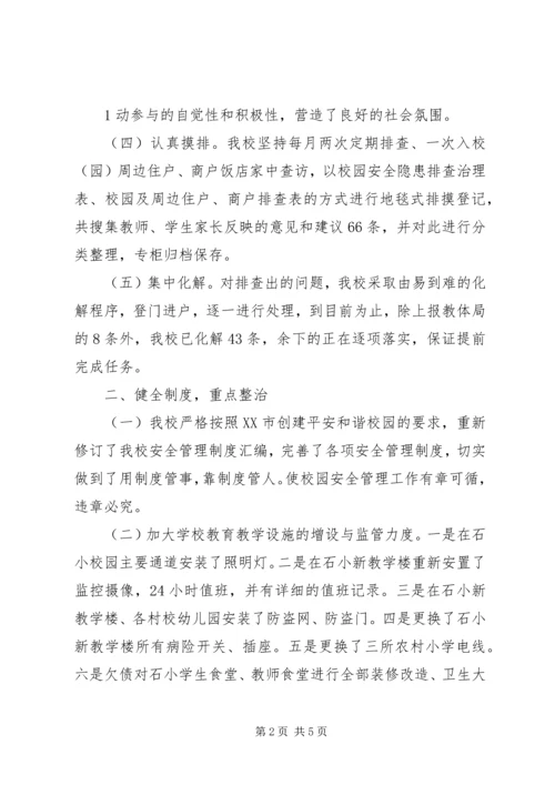 学校开展三项战役自查情况汇报 (4).docx