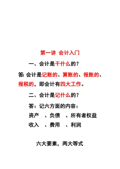 财务会计的入门知识.docx