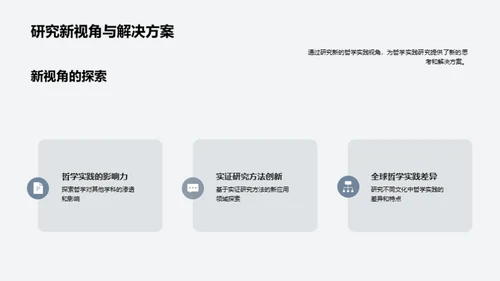 哲学实践探索之路