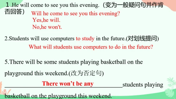 Module 4 Life in the future Module4 本模块综合与测试