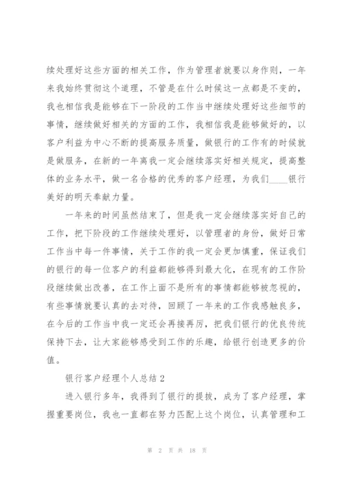 银行客户经理个人总结.docx