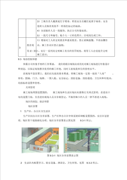 文明施工管理体系及措施