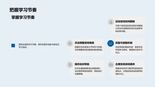 英语学习游戏讲座PPT模板